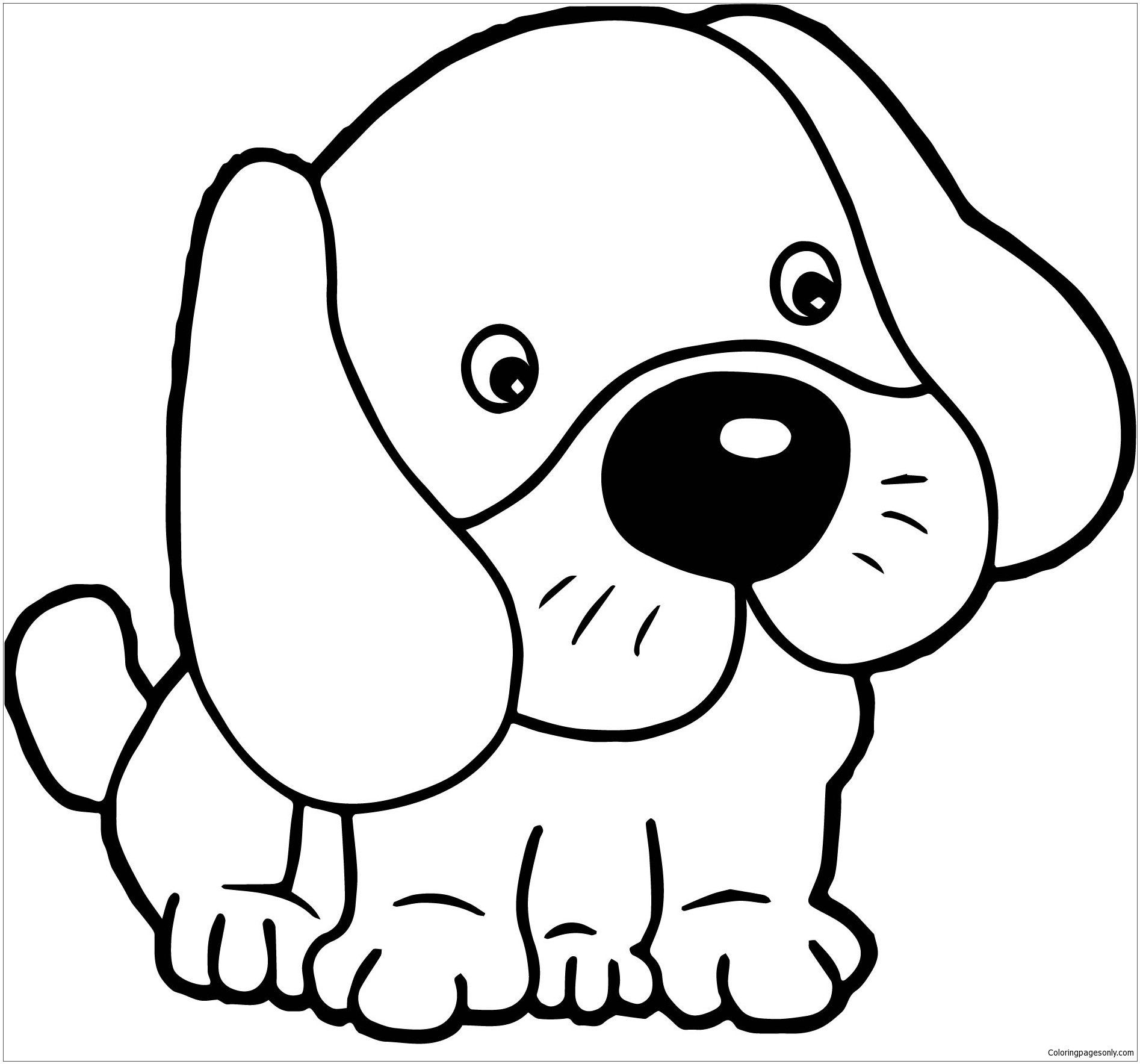 Dogs Coloring Pages Printable