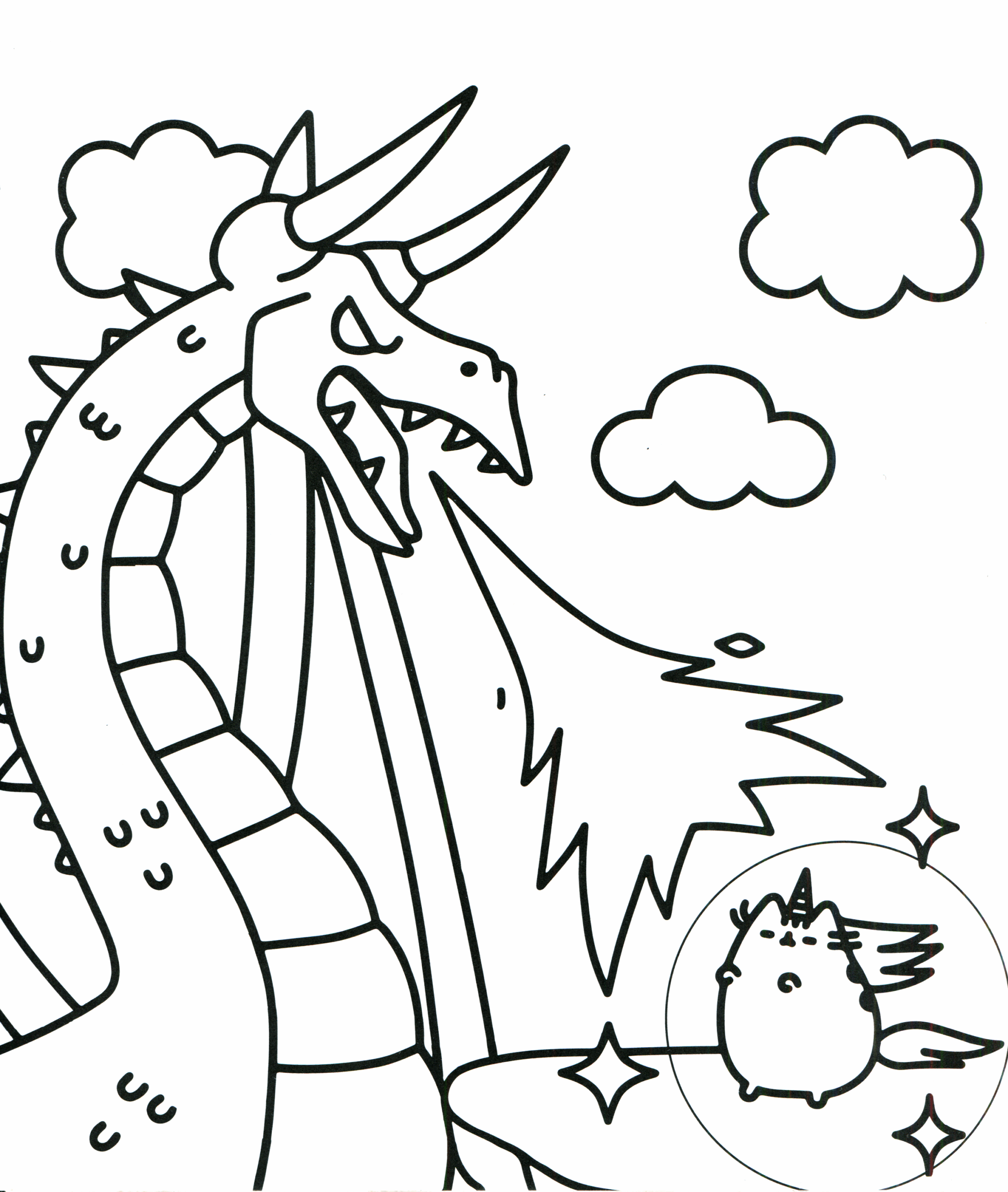Pusheen Coloring Pages At GetDrawings Free Download