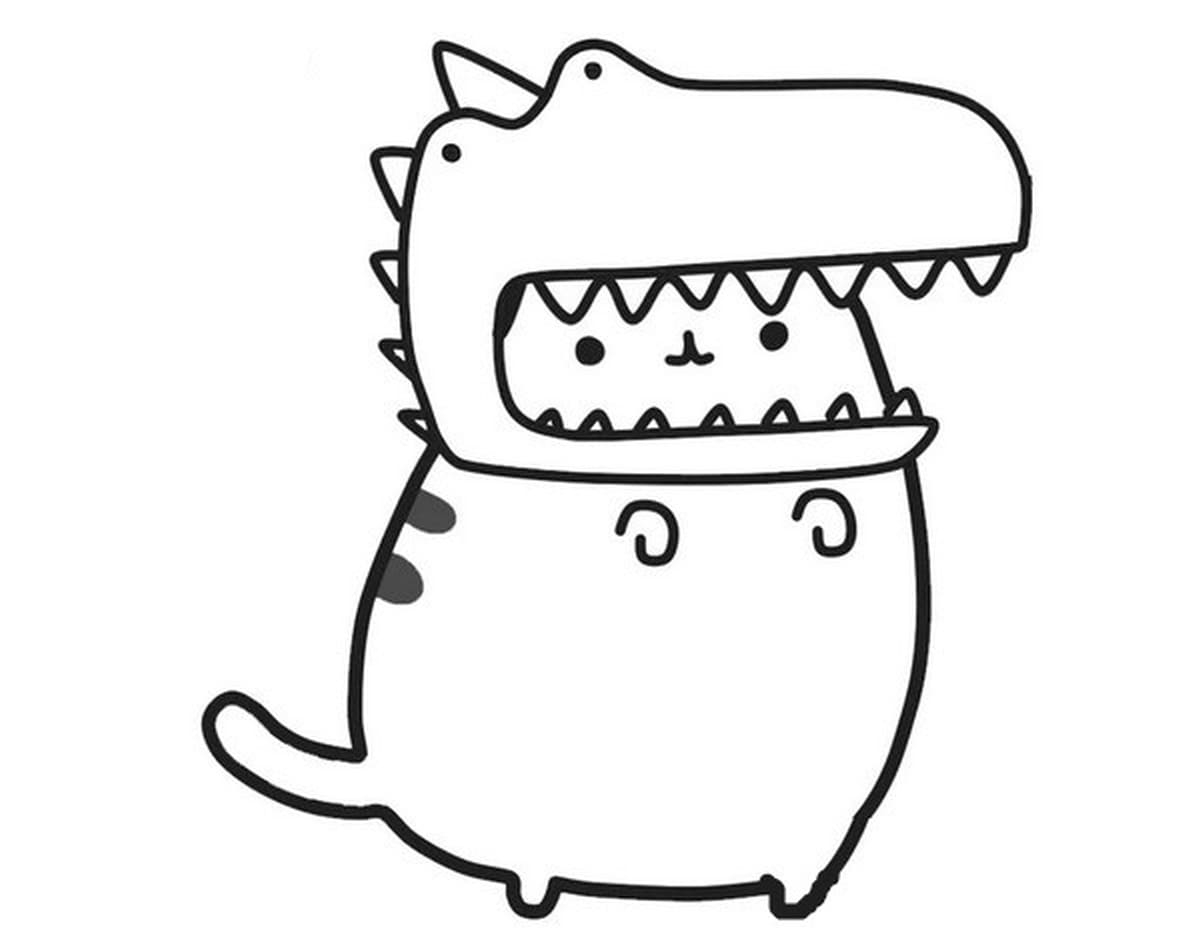 Pusheen Coloring Pages Print Them Online For Free
