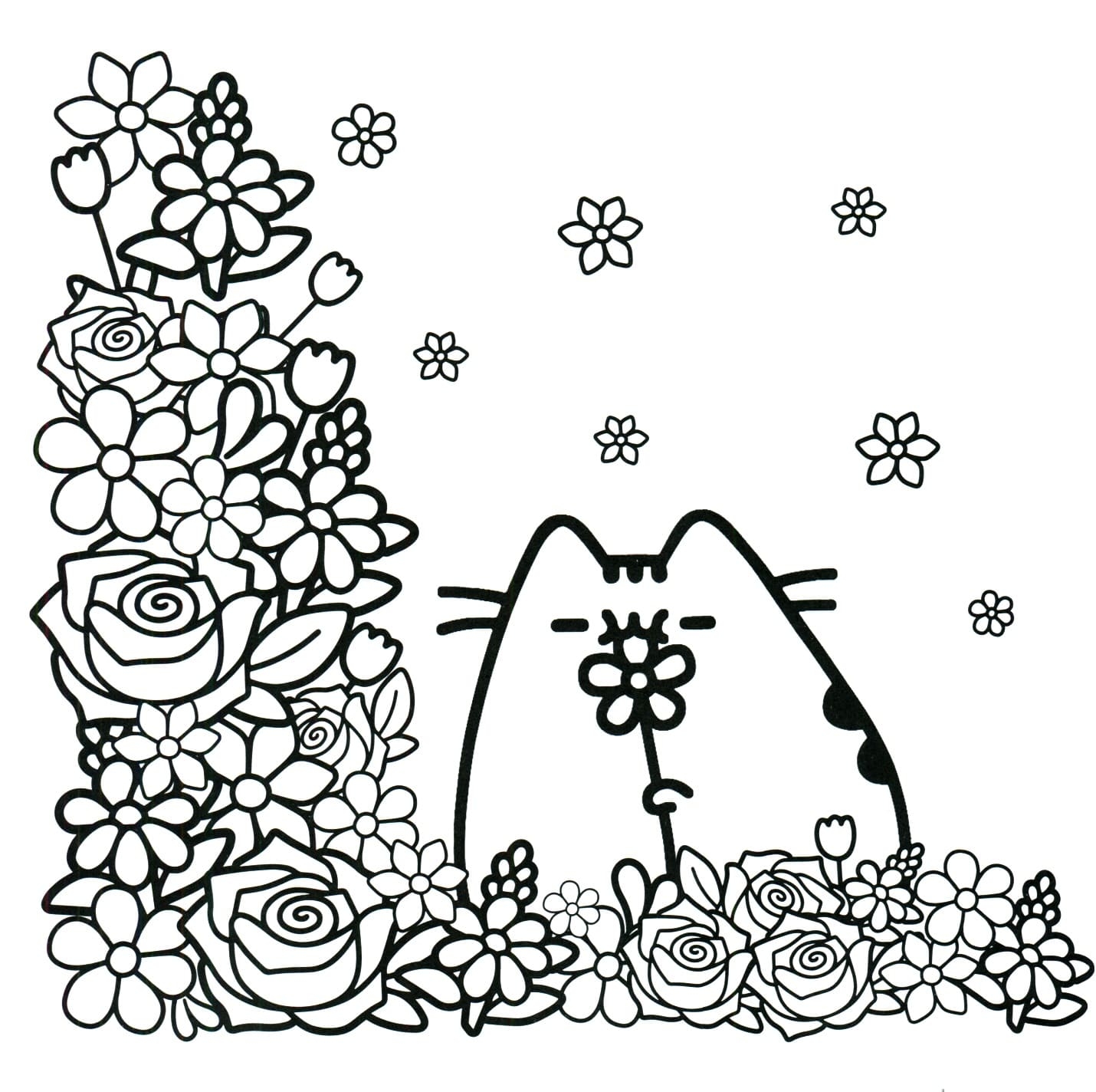 Pusheen Free Printable Coloring Pages