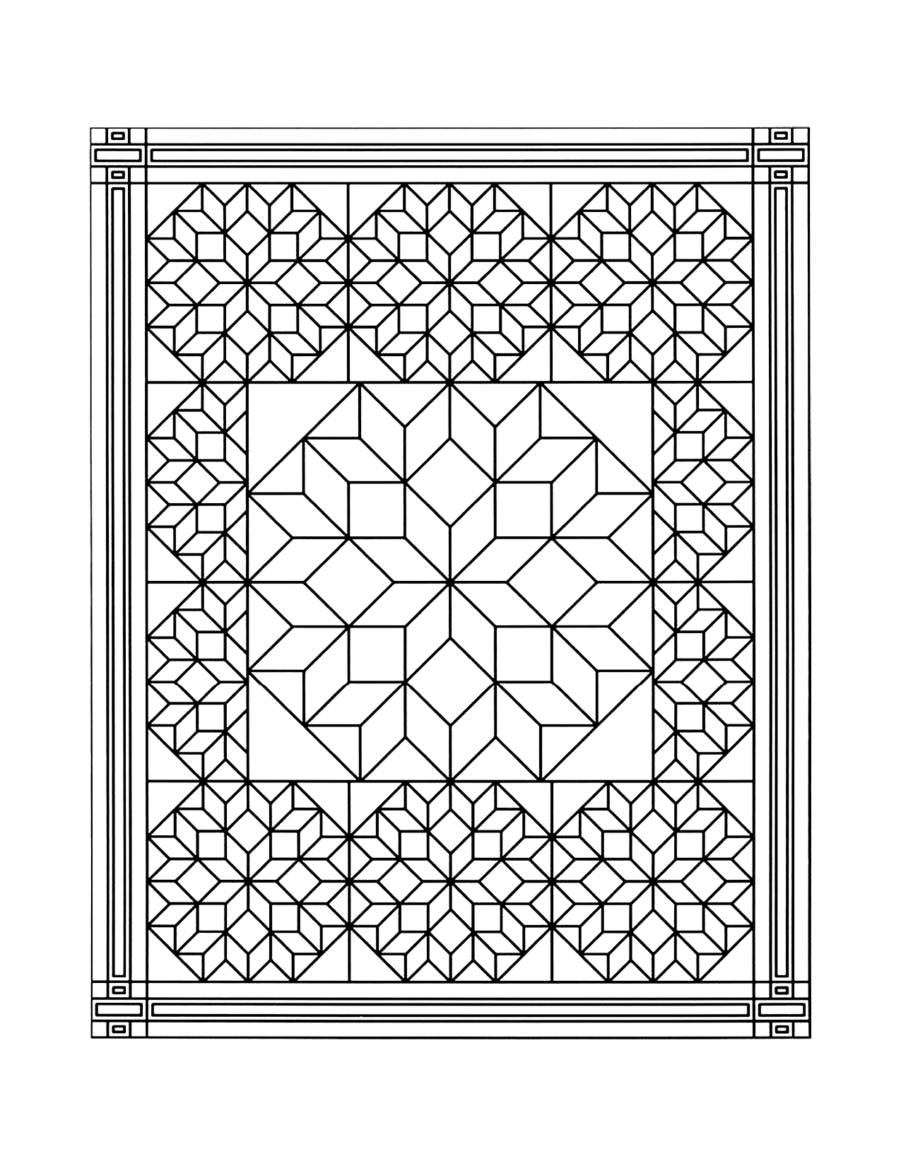 Quilt Coloring Pages Printable Coloring Pages