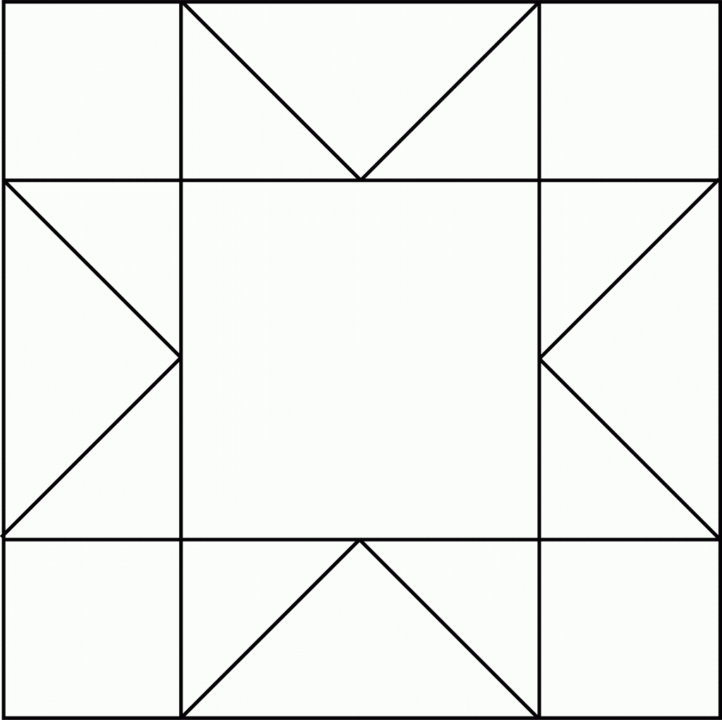 Quilt Coloring Pages To Download And Print For Free