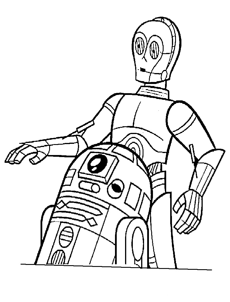 R2D2 Coloring Pages Best Coloring Pages For Kids