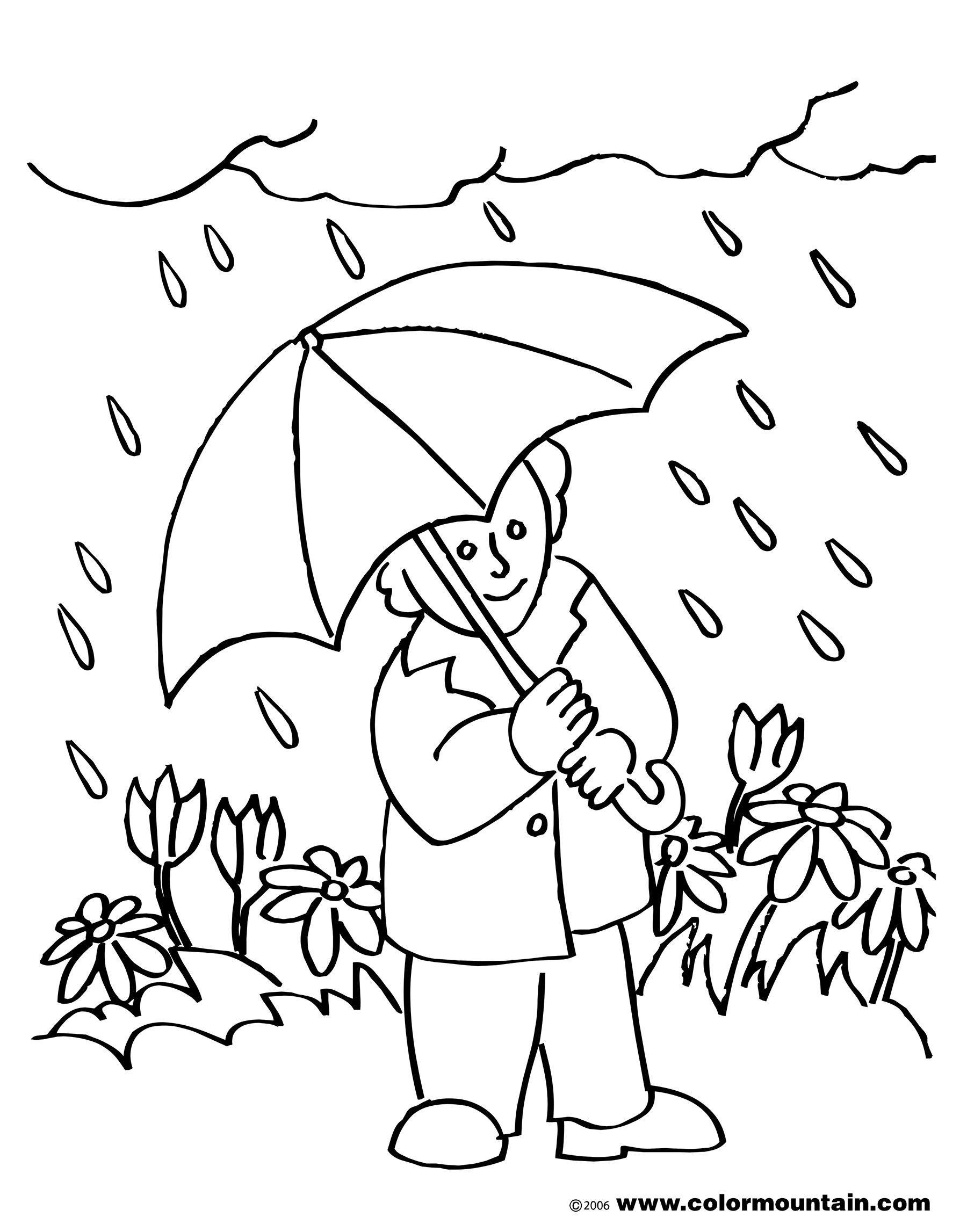 Rain Coloring Pages Printable At GetColorings Free Printable Colorings Pages To Print And