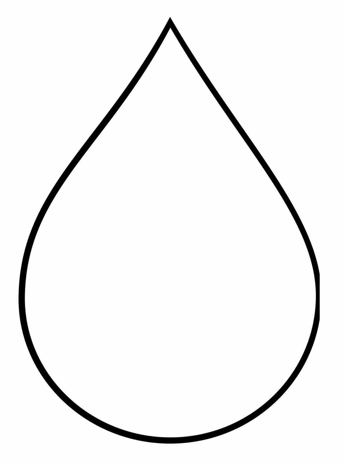 Raindrop Coloring Page Educative Printable