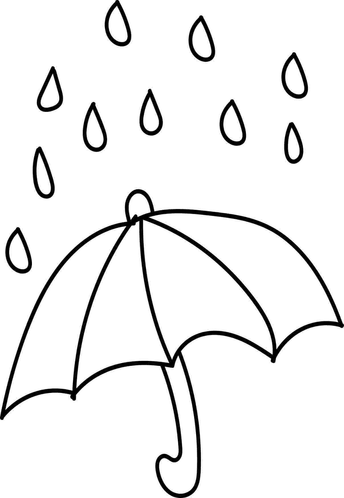 Raindrops Coloring Pages Printable Coloring Pages