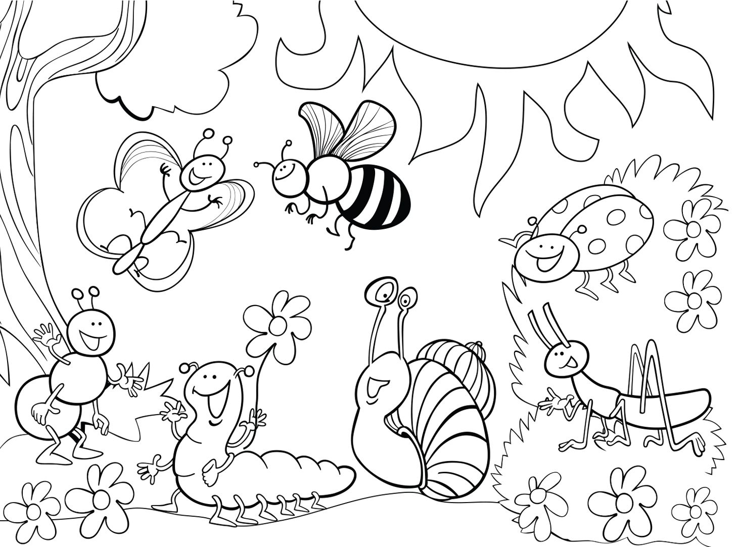 Realistic Insect Coloring Pages At GetDrawings Free Download