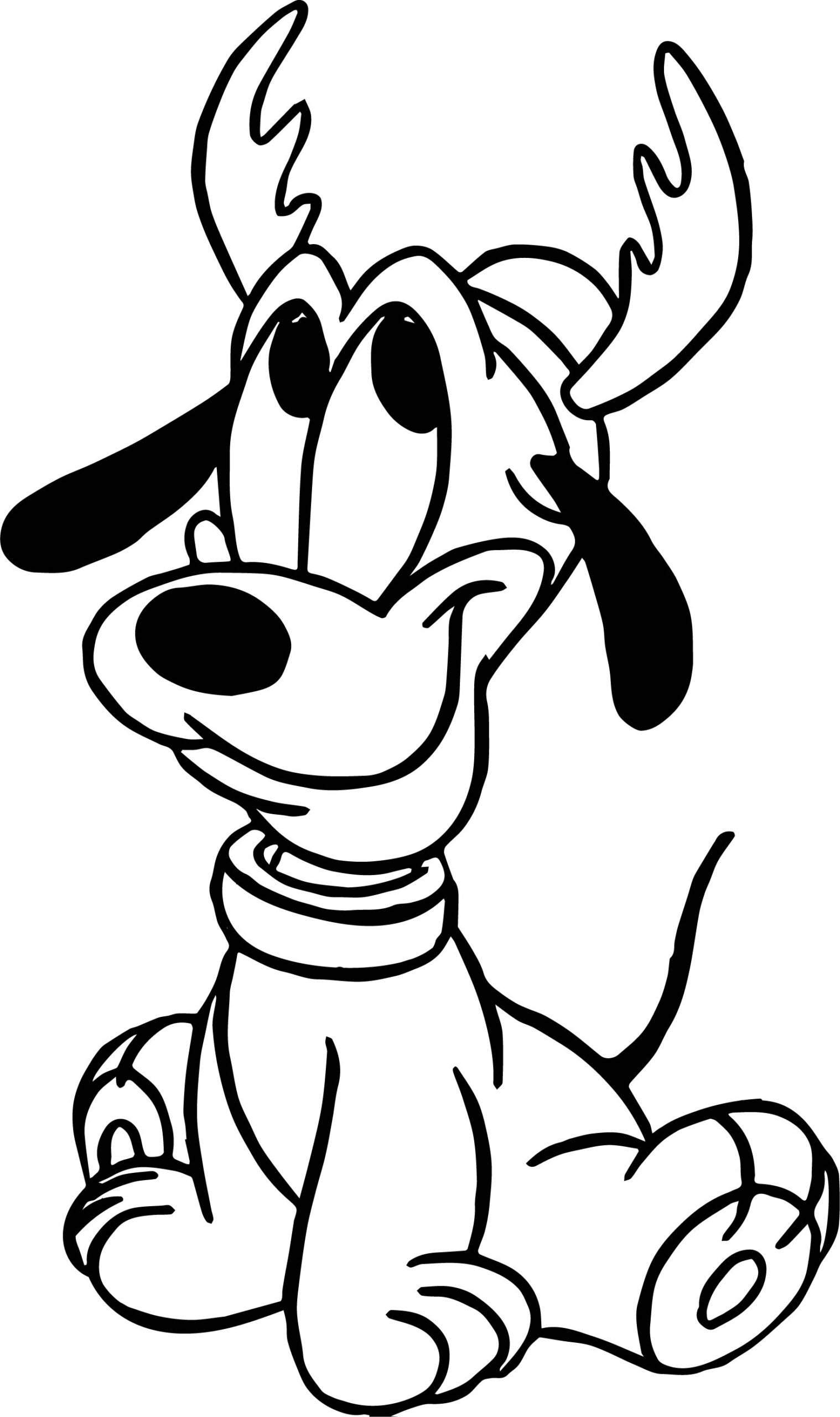 Reindeer Head Coloring Pages Printable At GetColorings Free Printable Colorings Pages To