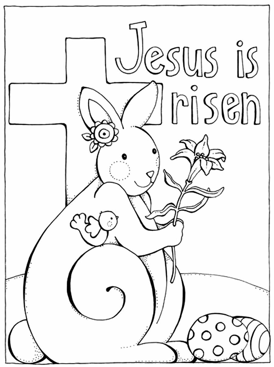 Printable Religious Easter Coloring Pages