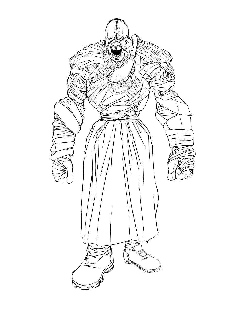 Resident Evil Coloring Pages