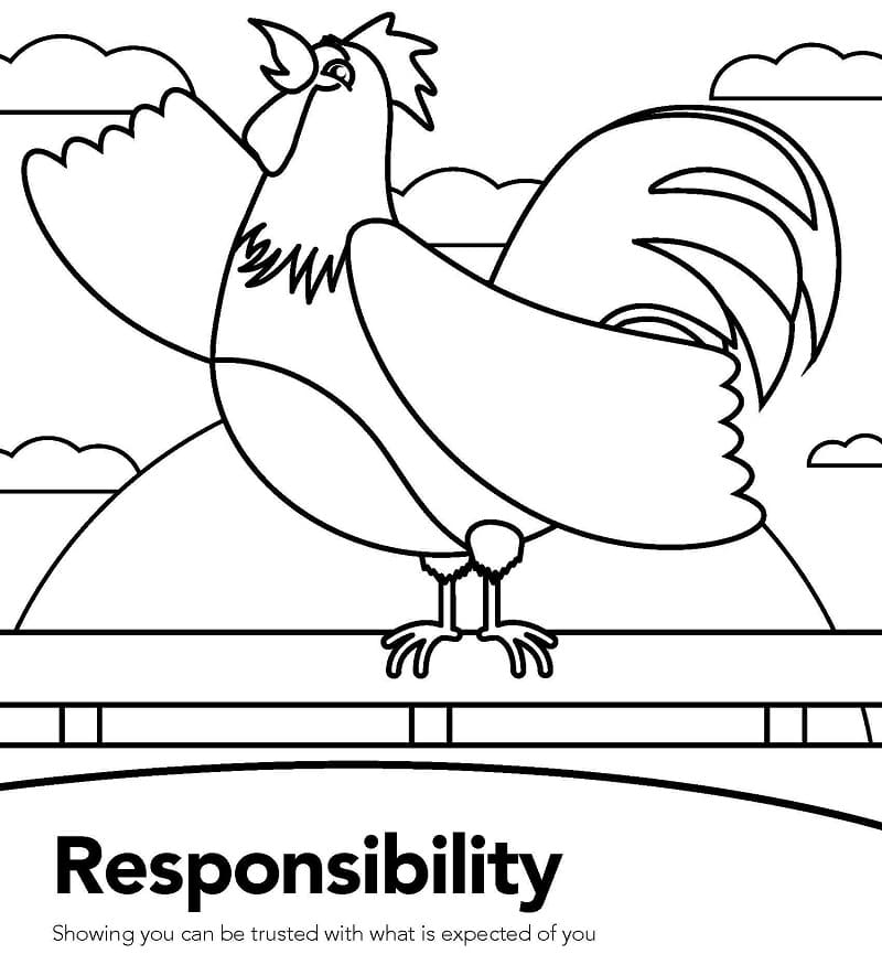 Responsibility 1 Coloring Page Free Printable Coloring Pages For Kids