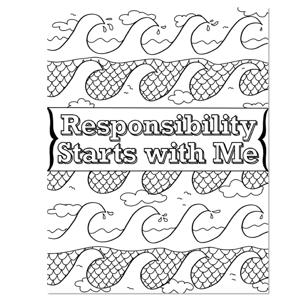 Responsibility Coloring Pages For Kids Sketch Coloring Page