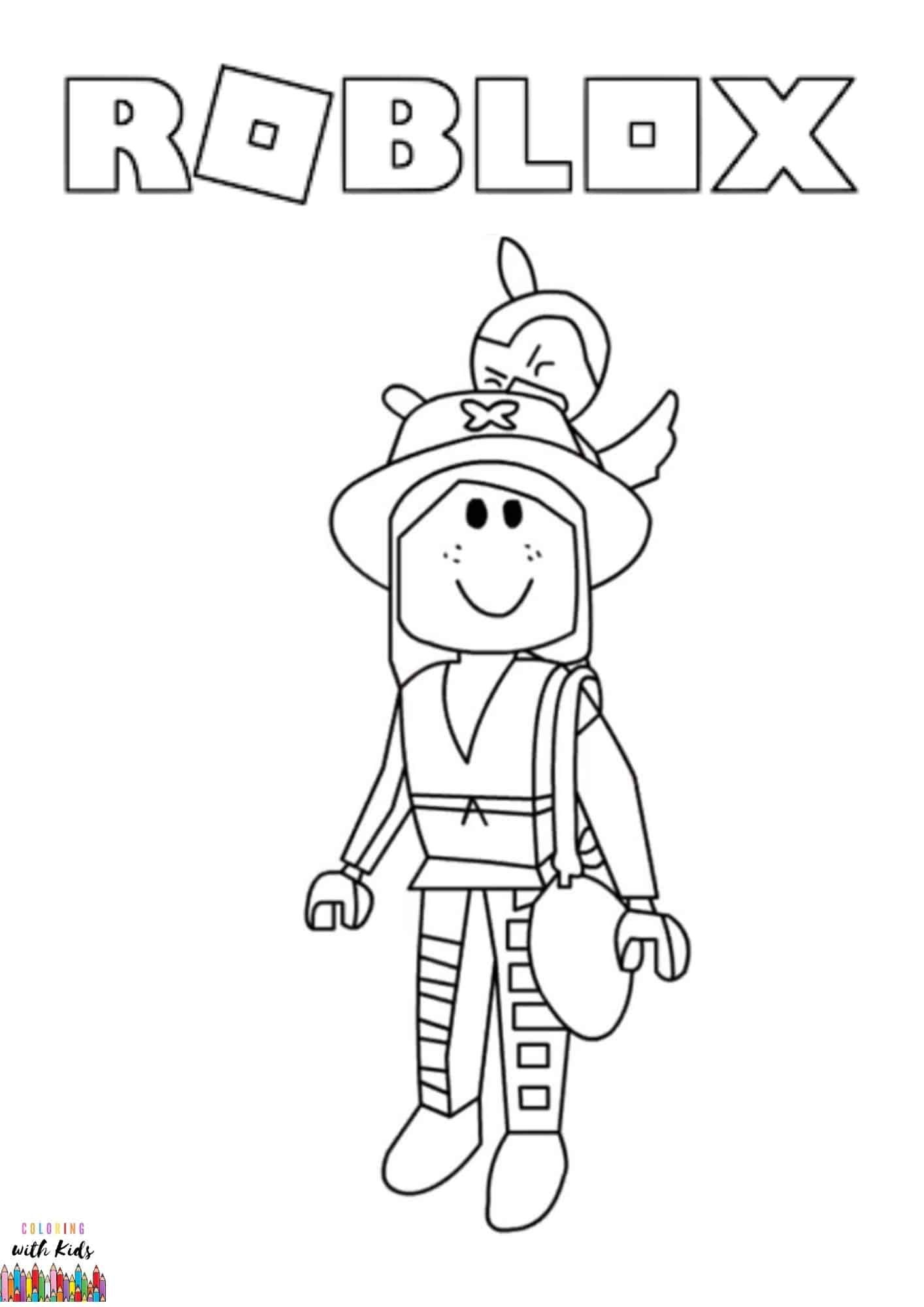 Roblox Category Coloringwithkids Cute Coloring Pages Character Drawing Coloring Pages