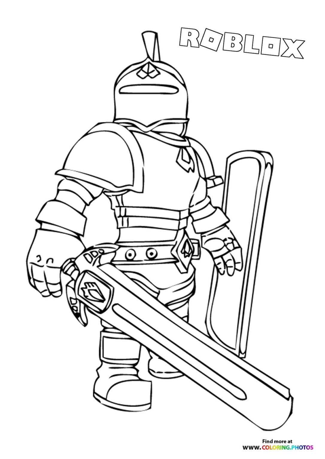 Roblox Coloring Pages Printable Free