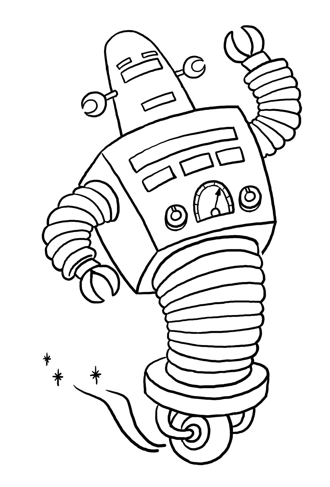 Robots Coloring For Kids Robot Coloring Pages For Kids