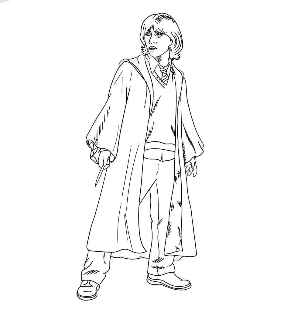 Ron Weasley Coloring Pages Printable Coloring Pages