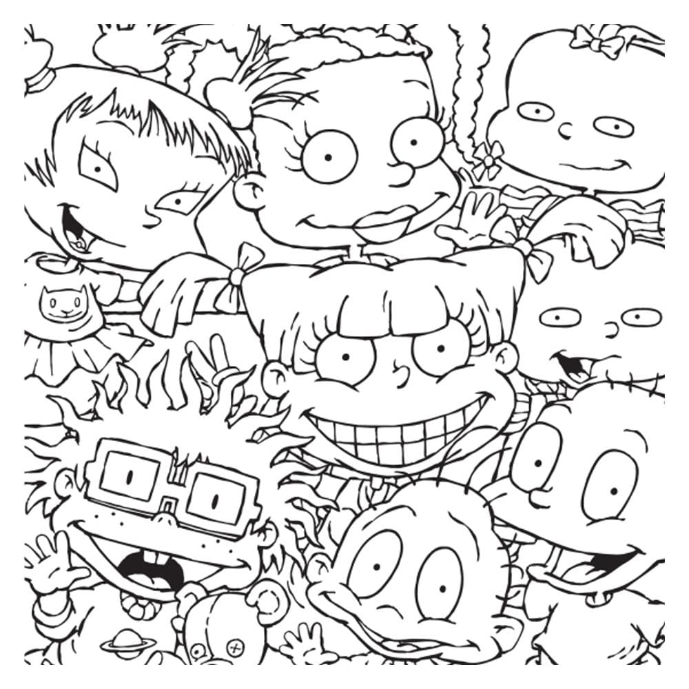 Rugrats Coloring Pages Print And Color Wonder Day