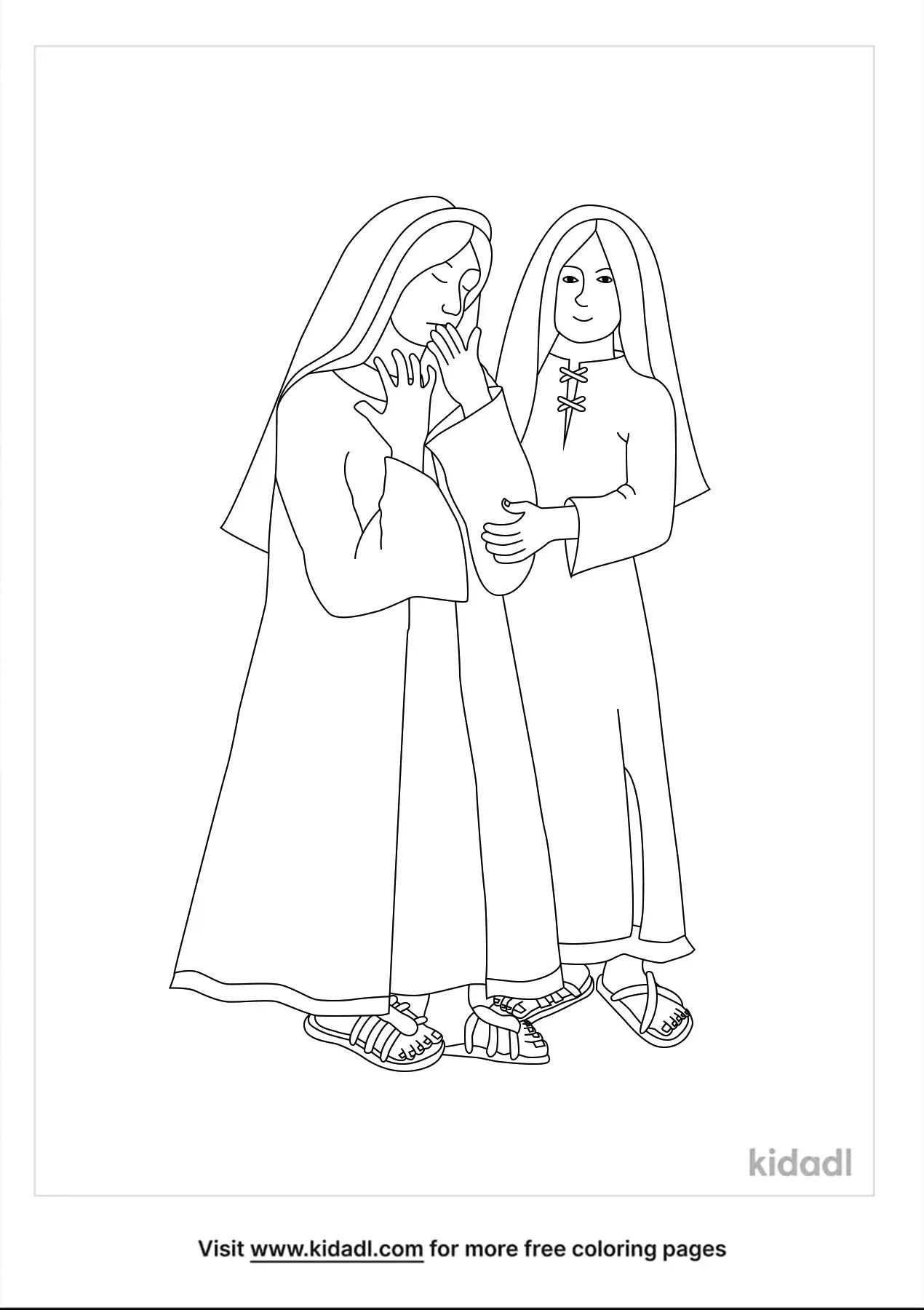 Ruth And Naomi Coloring Page Free Printable Coloring Pages