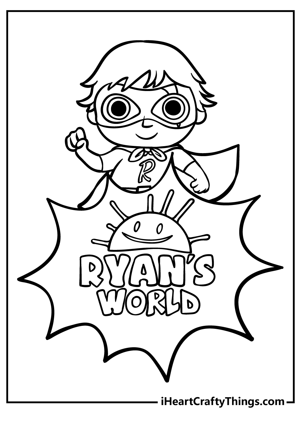 Ryan Coloring Pages Printable