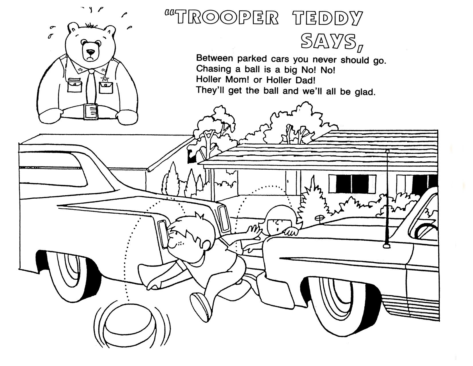 Free Printable Safety Coloring Pages