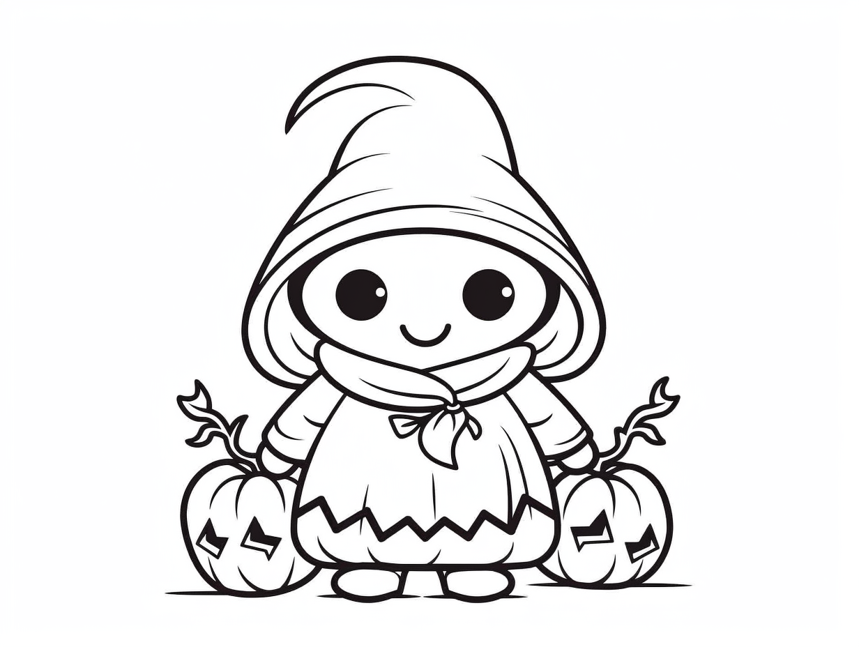 Samhain Printable Page For Kids Coloring Page