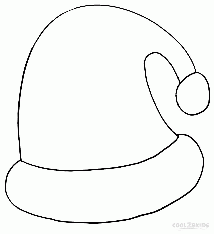 Santa Hat Template Printable
