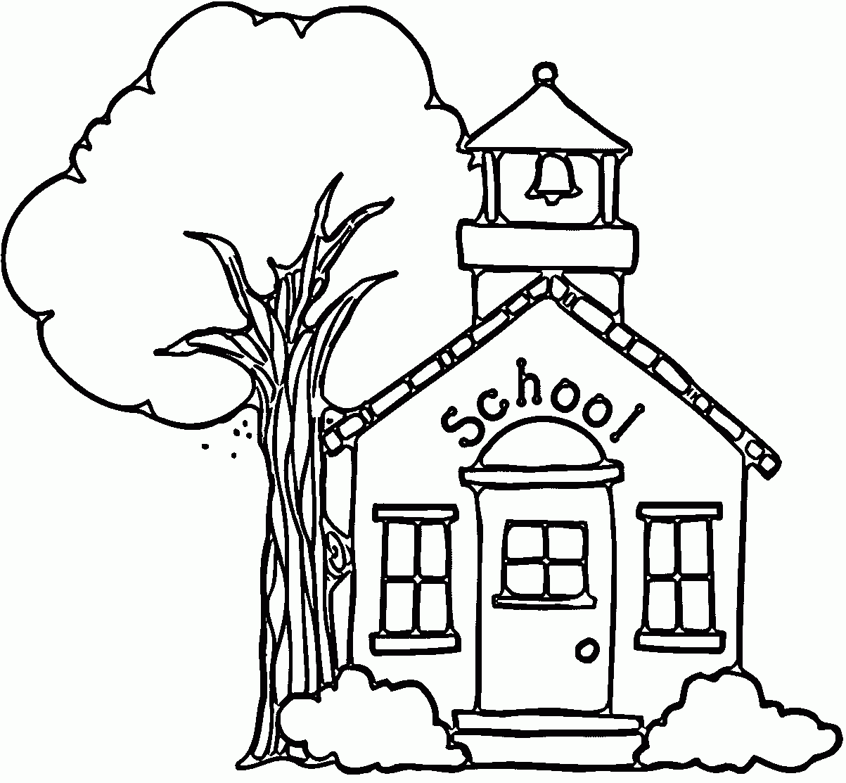School Coloring Page Free Printable Coloring Pages For Kids