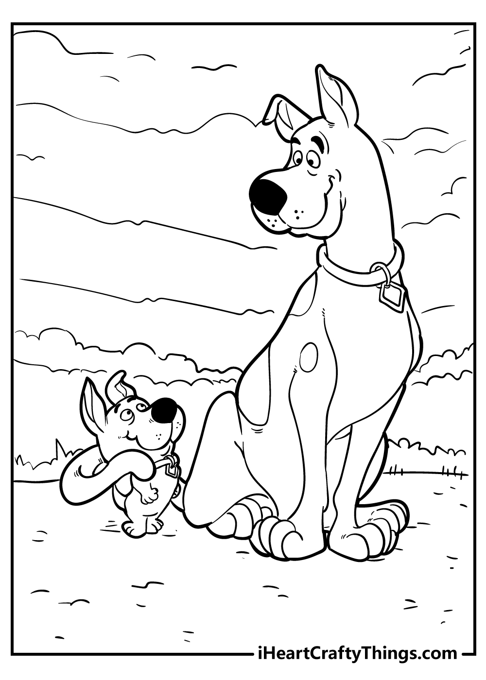 Printable Scooby Doo Coloring Pages