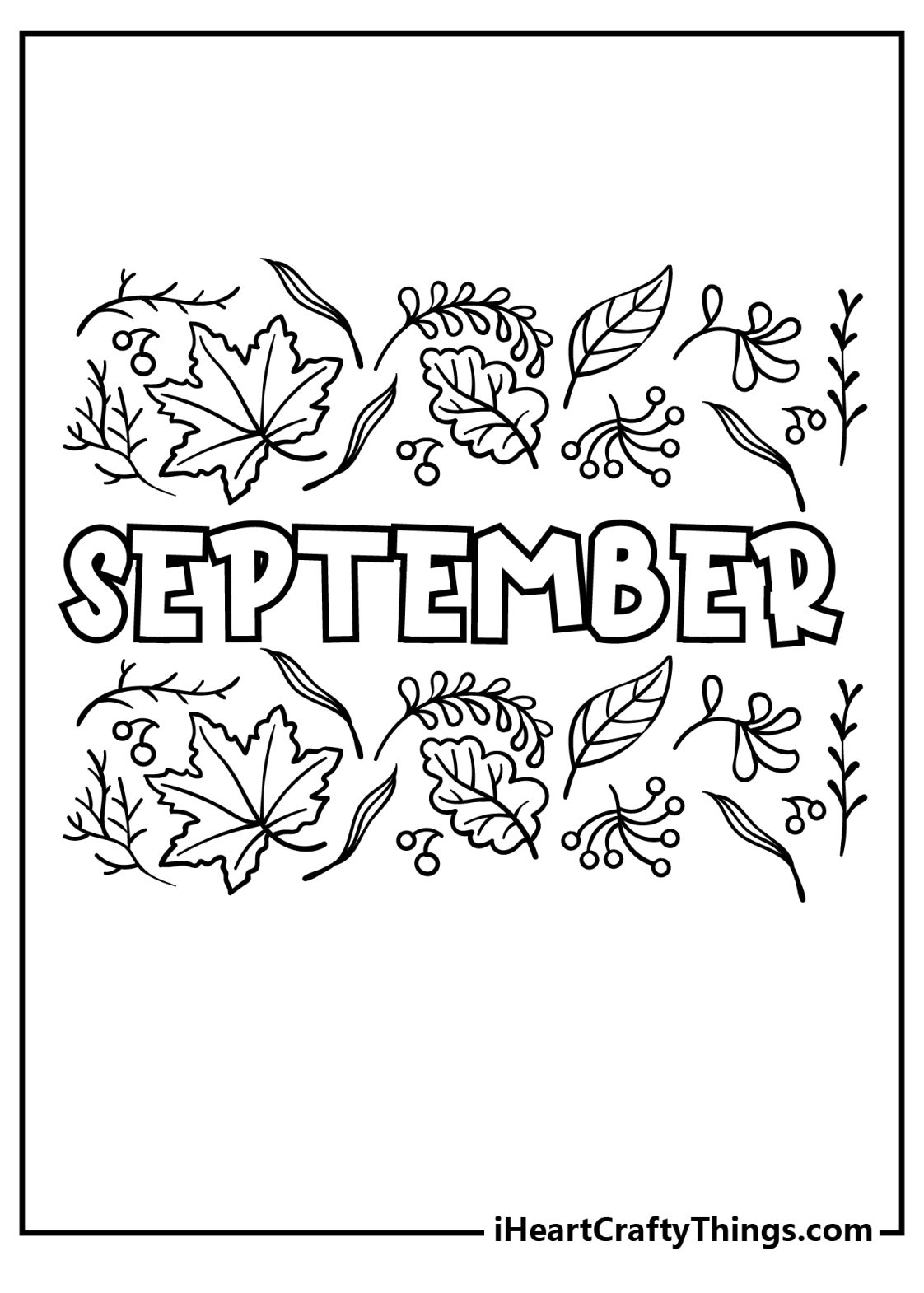 September Coloring Pages 100 Free Printables