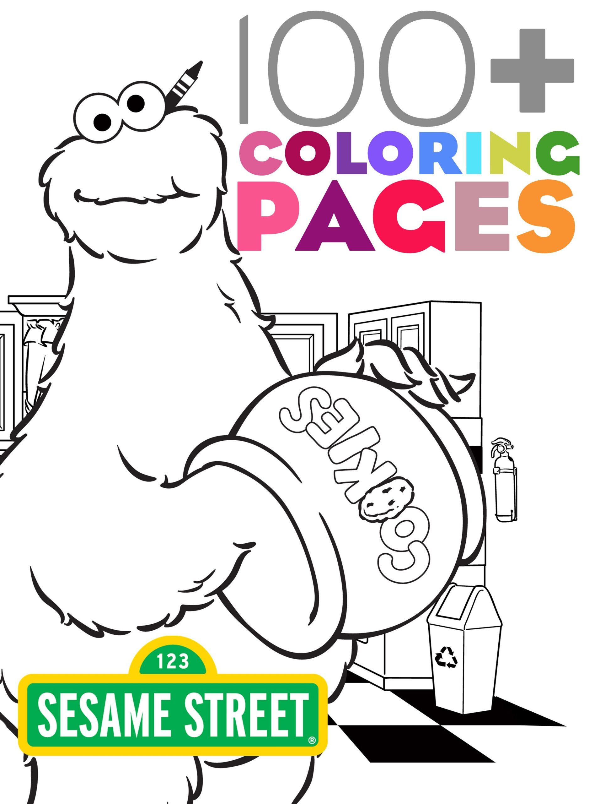 Sesame Street Free Print Our Coloring Pages Jesyscioblin