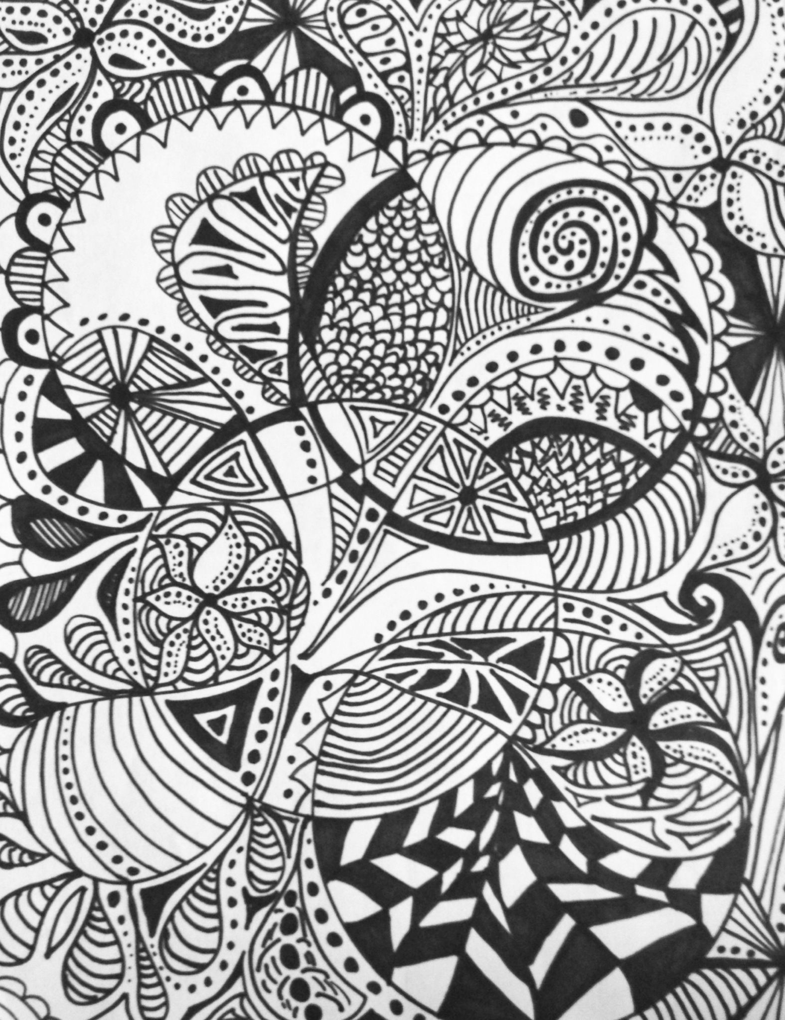 Sharpie Coloring Pages Printable