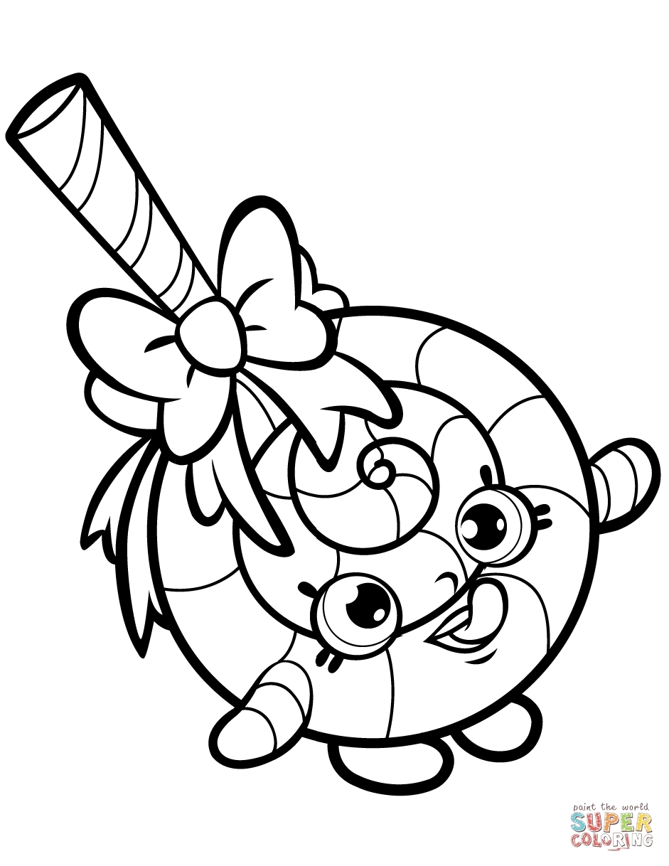 Printable Shopkins Characters Color Pages