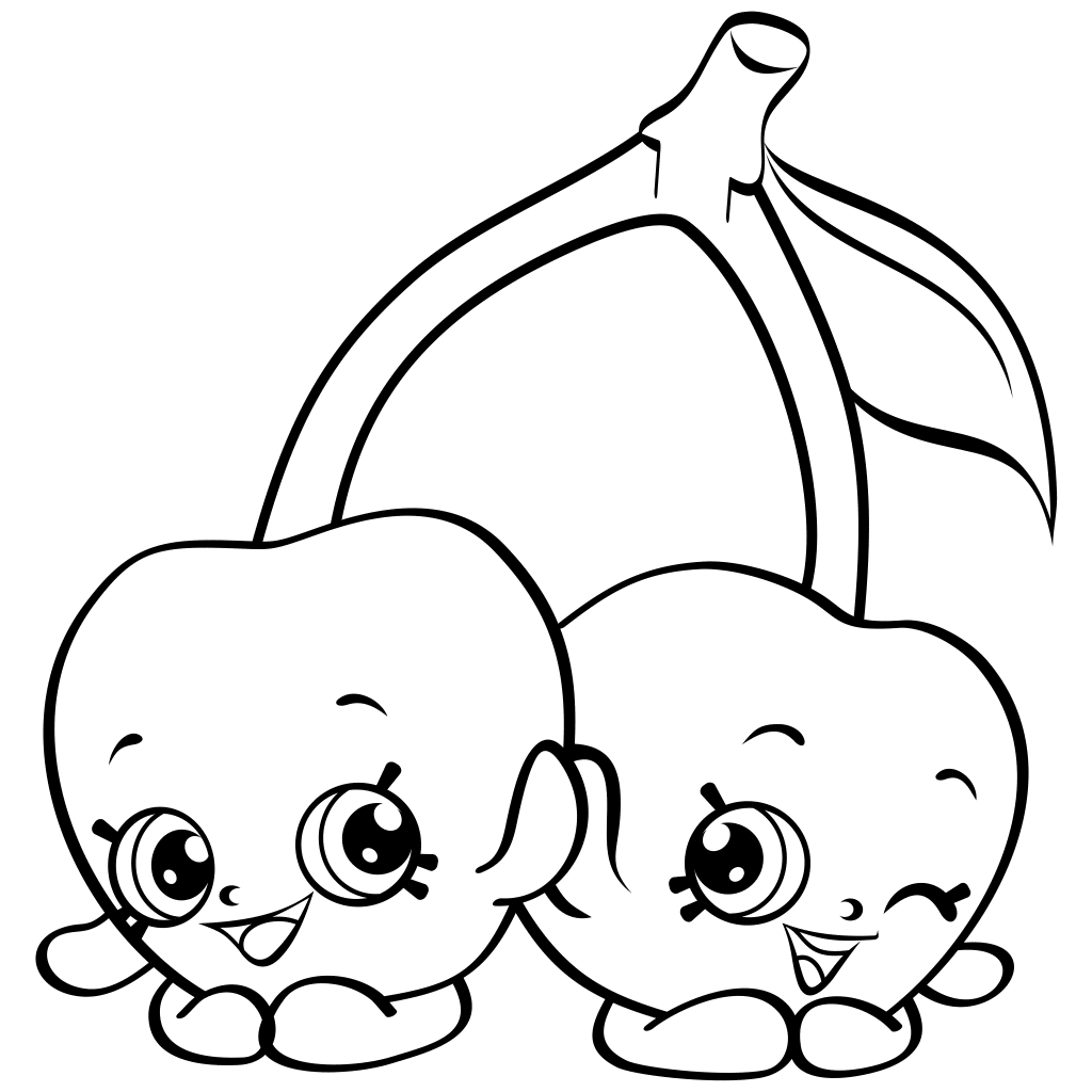 Shopkins Free Printable Coloring Pages