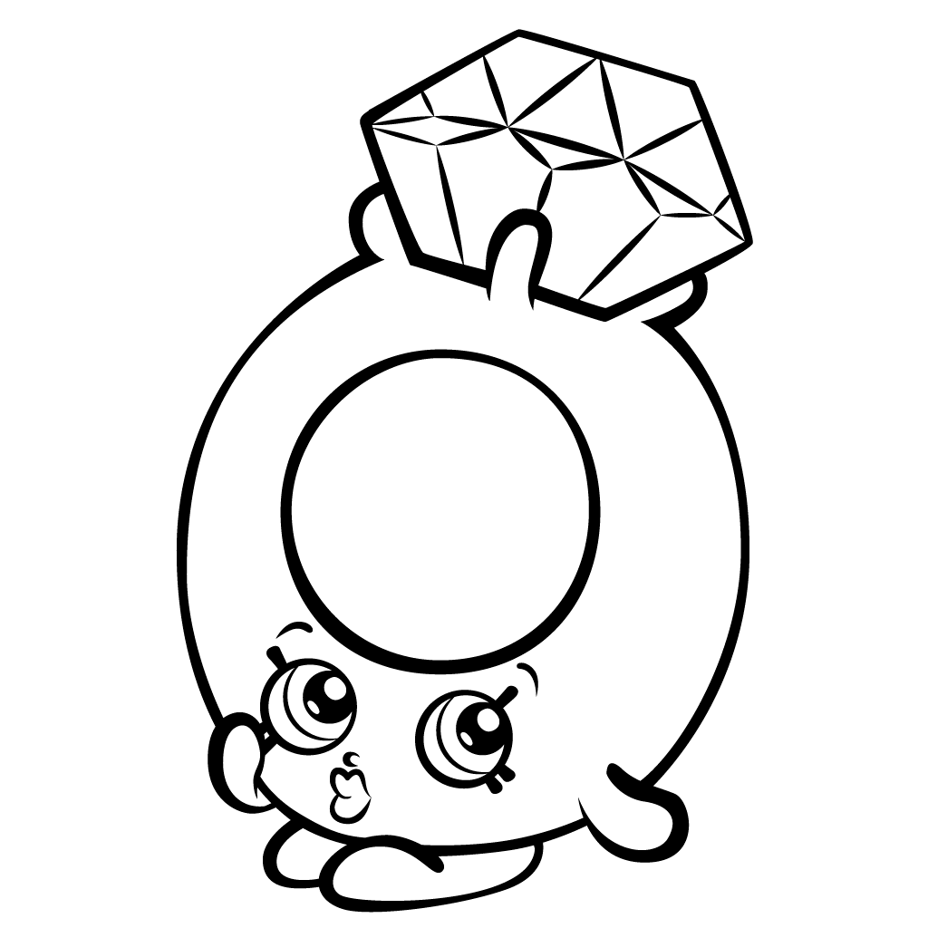 Shopkins Coloring Pages Printable