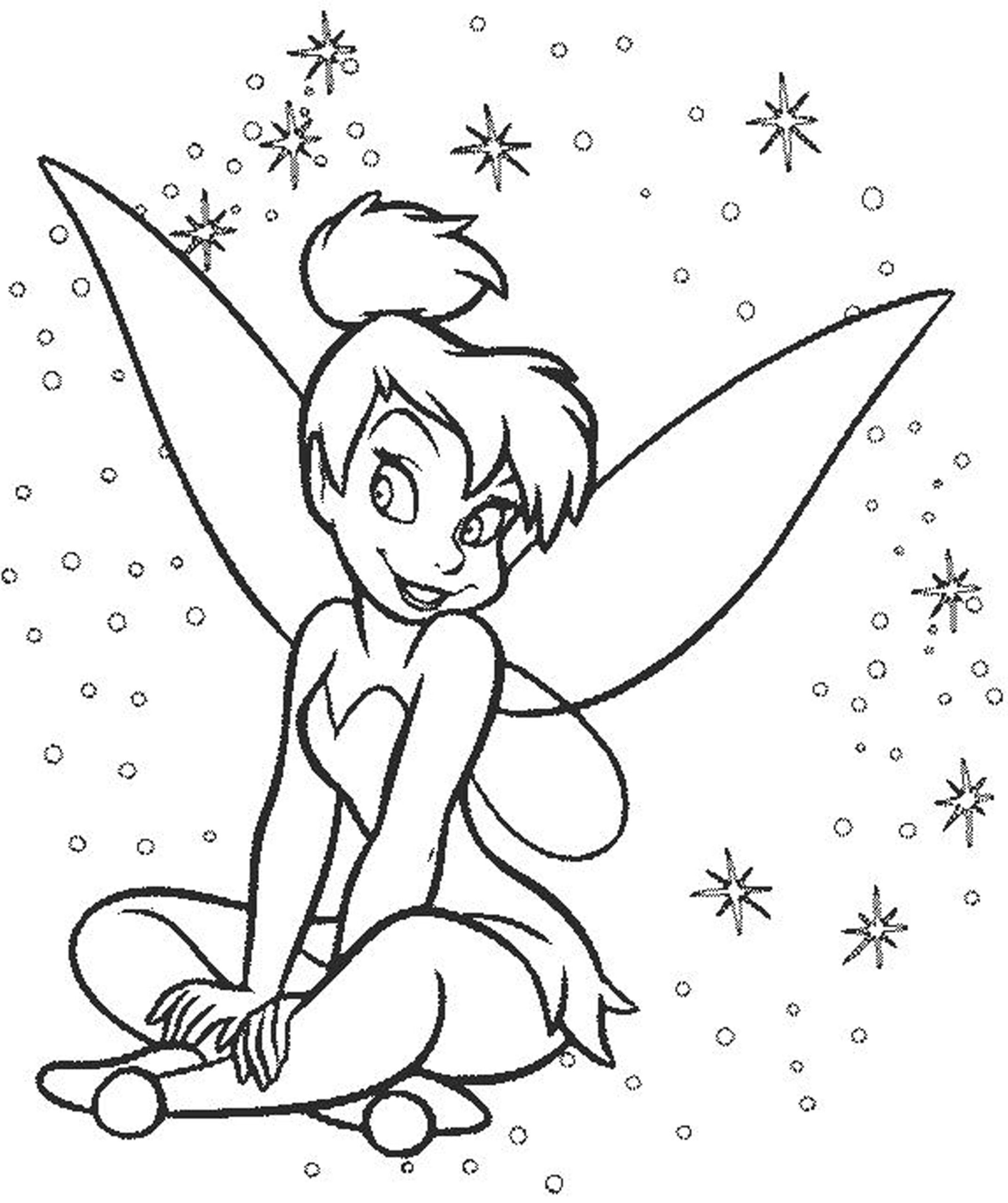 Disney Printable Easy Coloring Pages