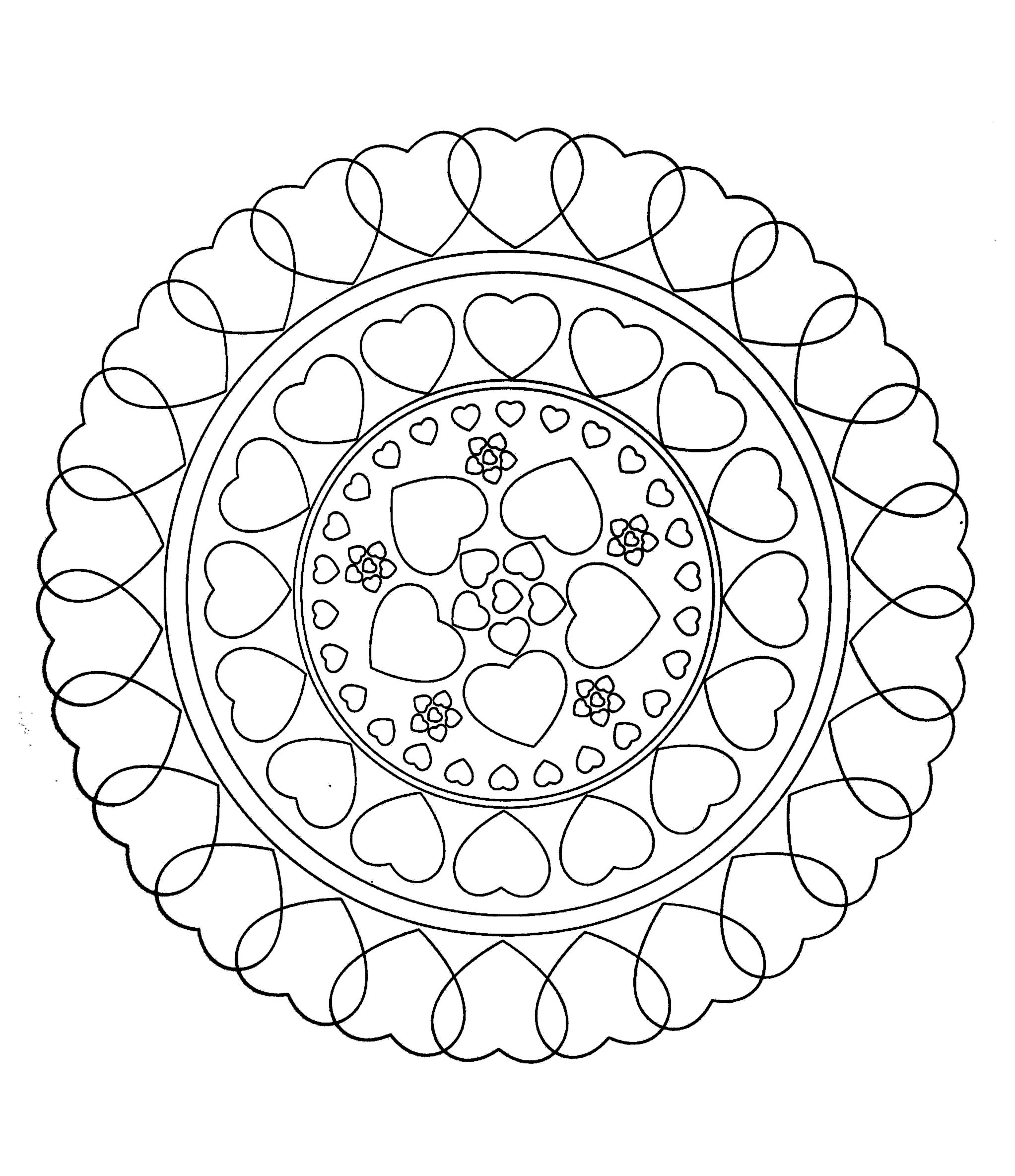 Coloring Pages Mandala Printable