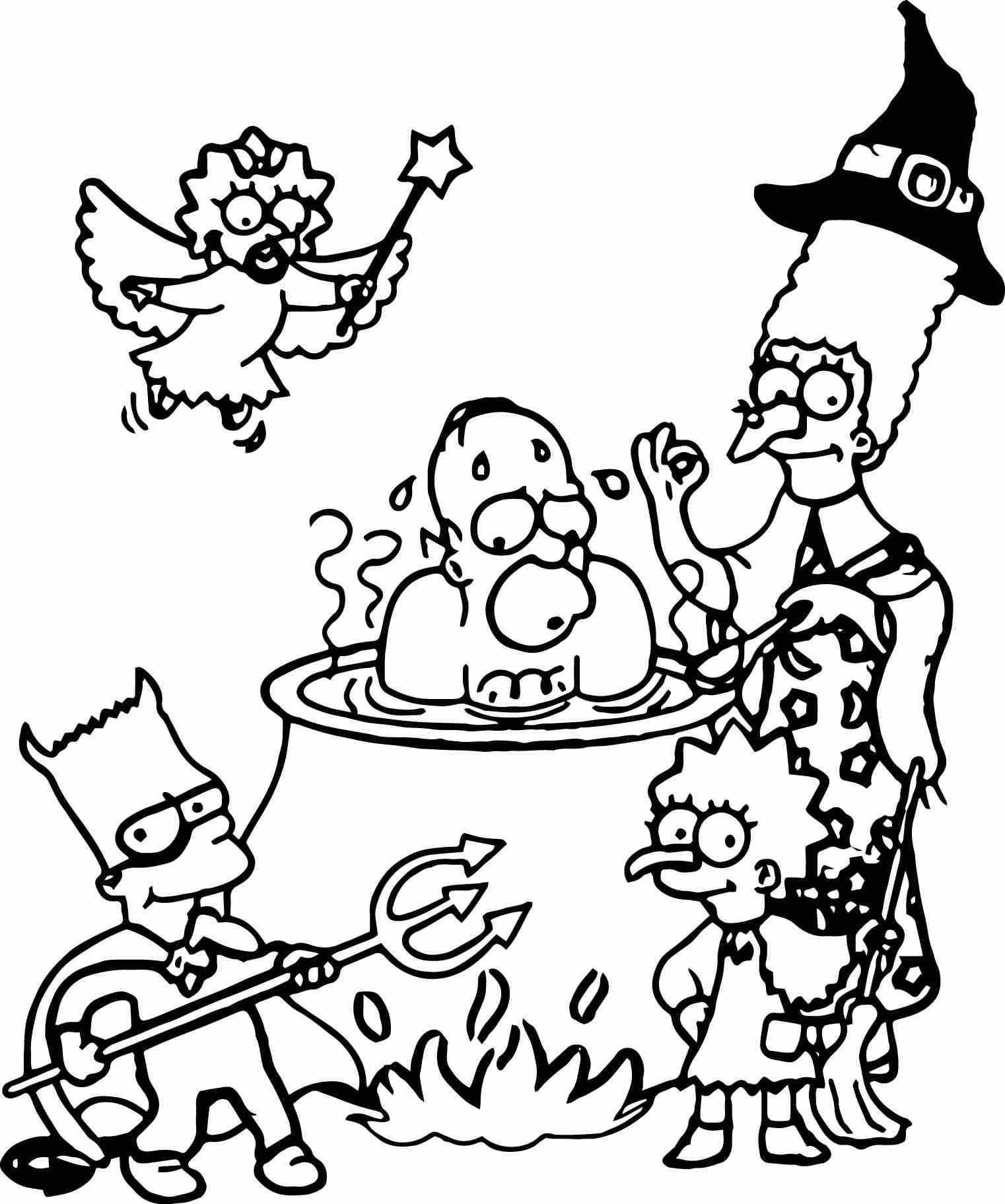 Simpsons Characters Coloring Pages At GetColorings Free Printable Colorings Pages To Print