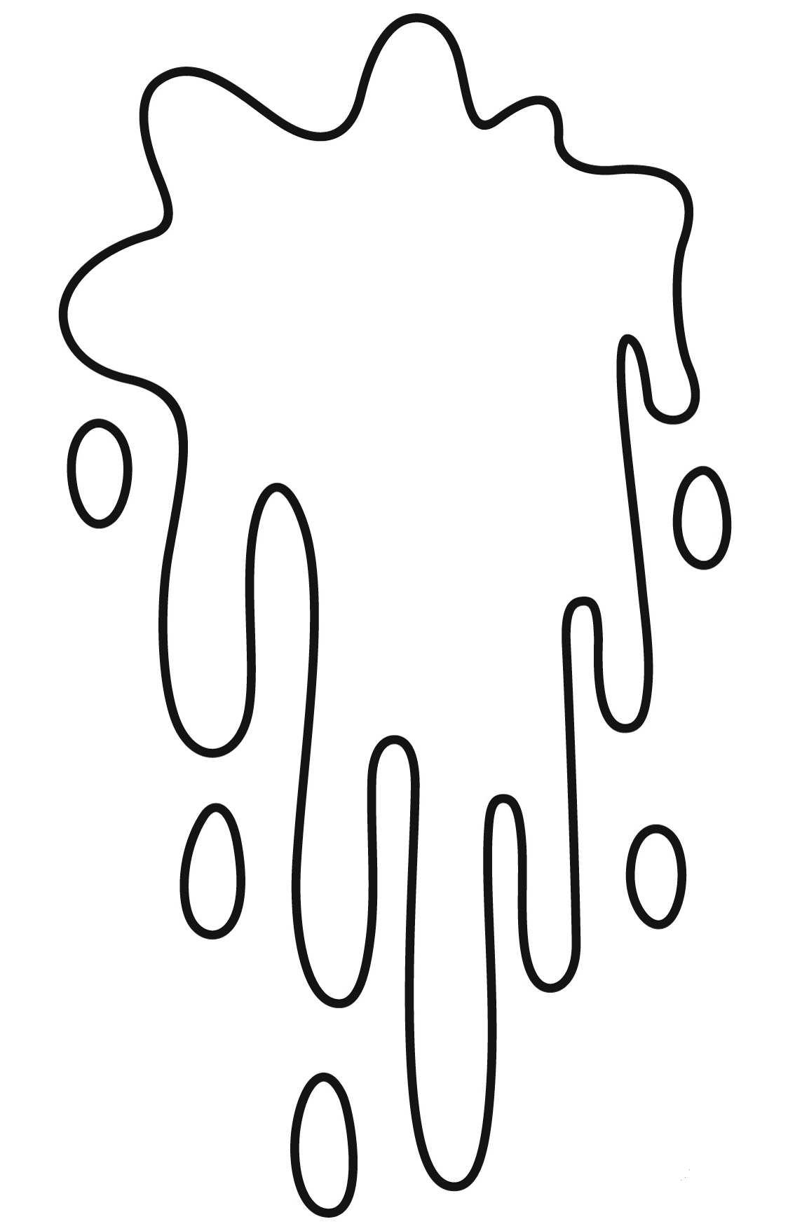 Printable Slime Coloring Pages