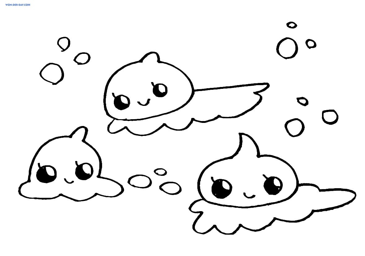 Slime Coloring Pages Print For Kids WONDER DAY Coloring Pages For Children And Adults