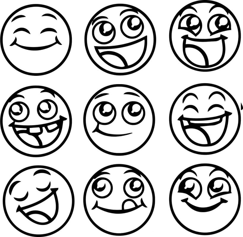 Smiley Face Emoji Coloring Page Free Printable Coloring Pages For Kids