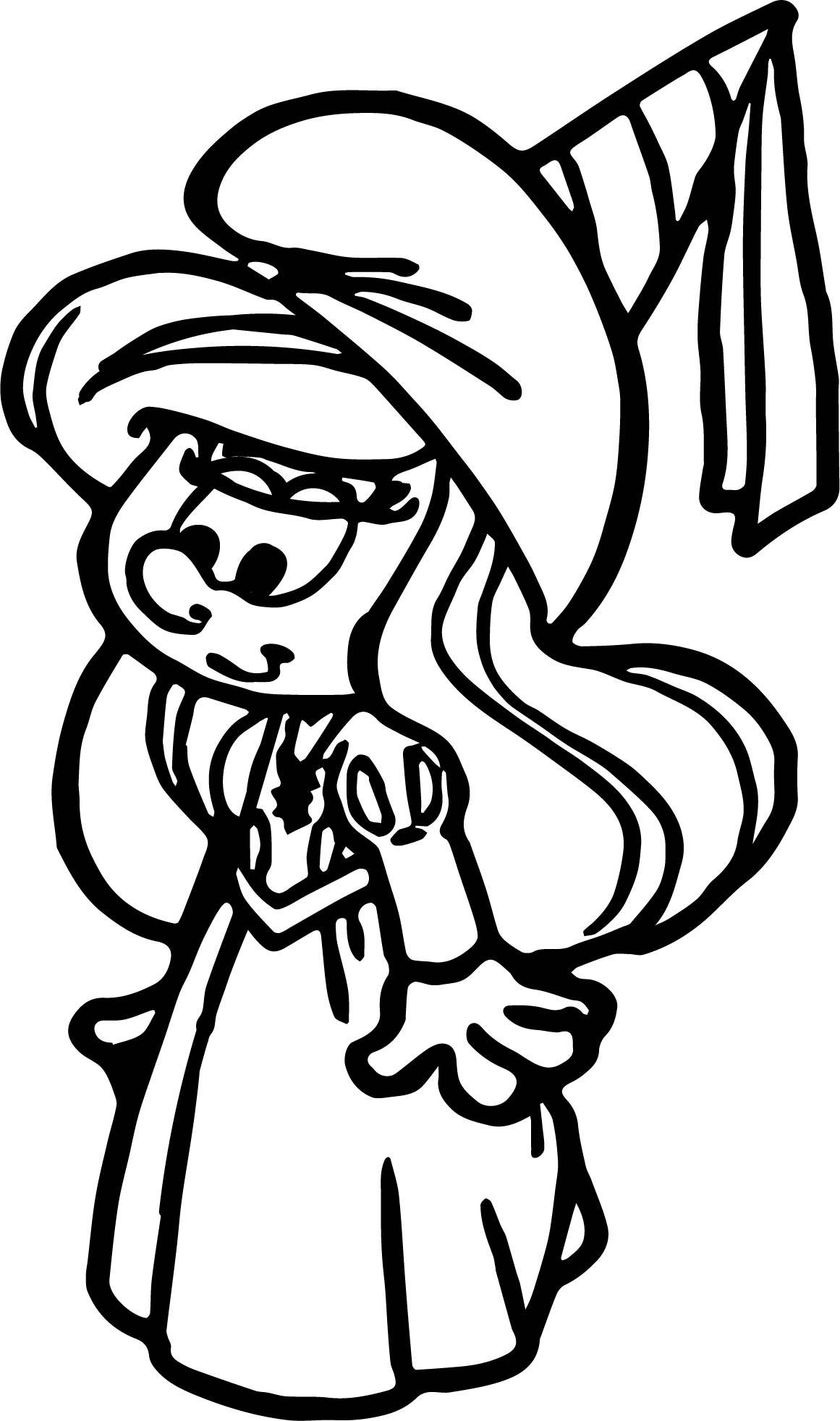 Smurfette Coloring Page At GetColorings Free Printable Colorings Pages To Print And Color