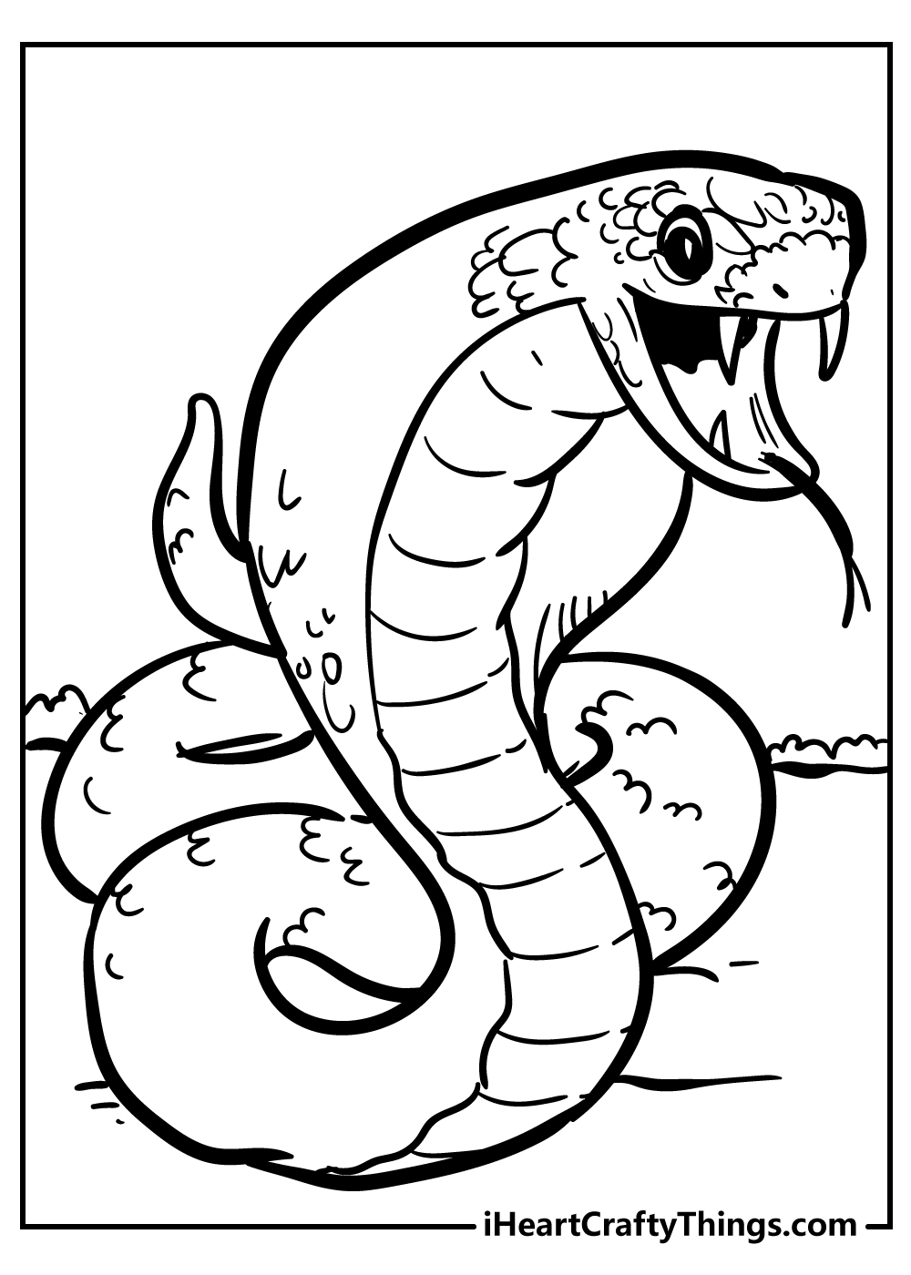 Snake Coloring Pages Printable