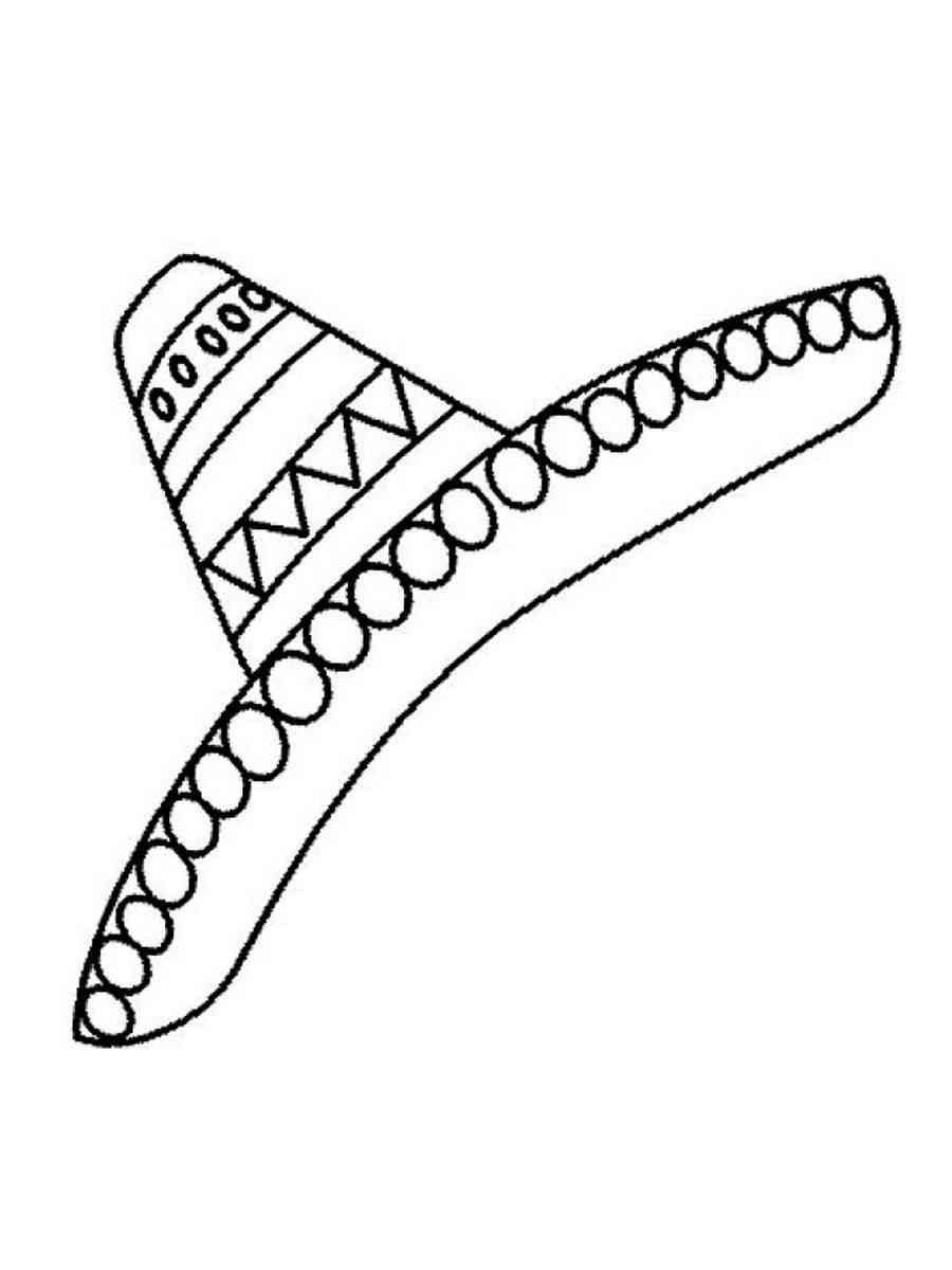 Sombrero Coloring Pages
