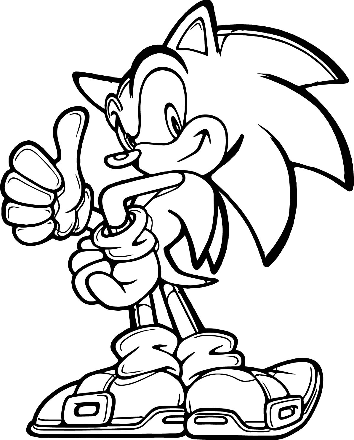 Free Printable Sonic Coloring Pages
