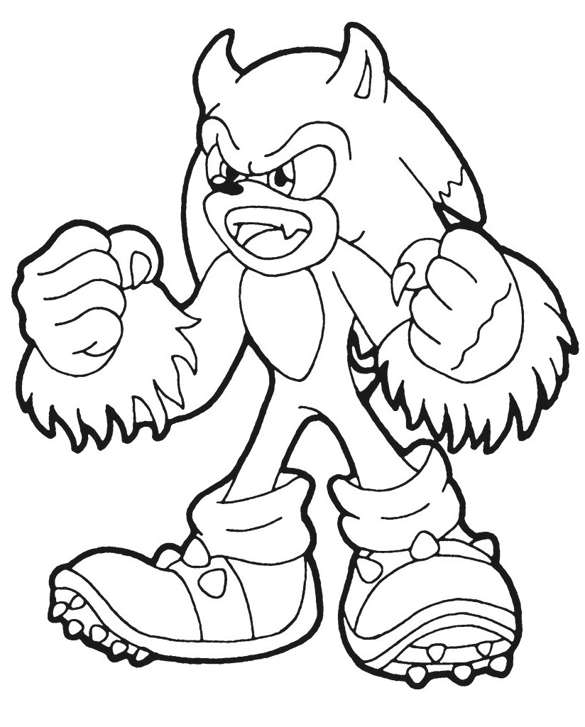 Sonic Enemies Coloring Pages Printables