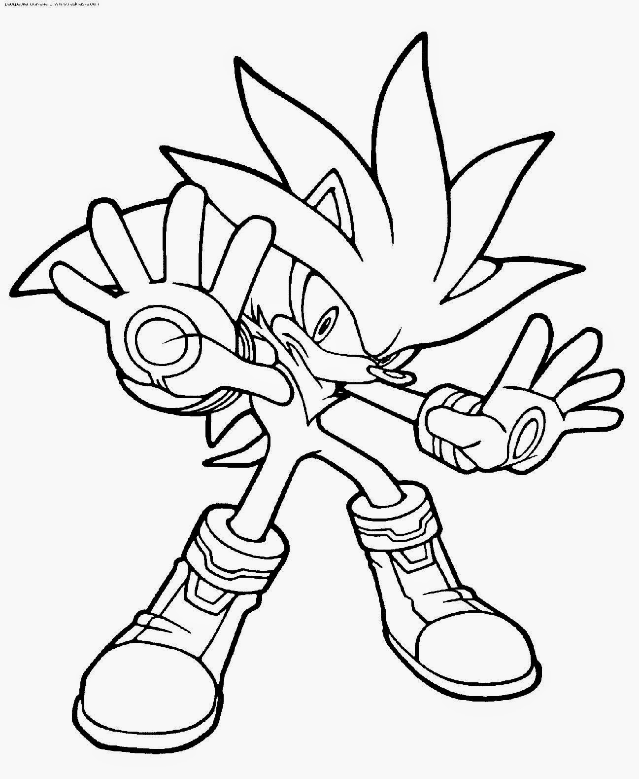 Sonic The Hedgehog Coloring Pages