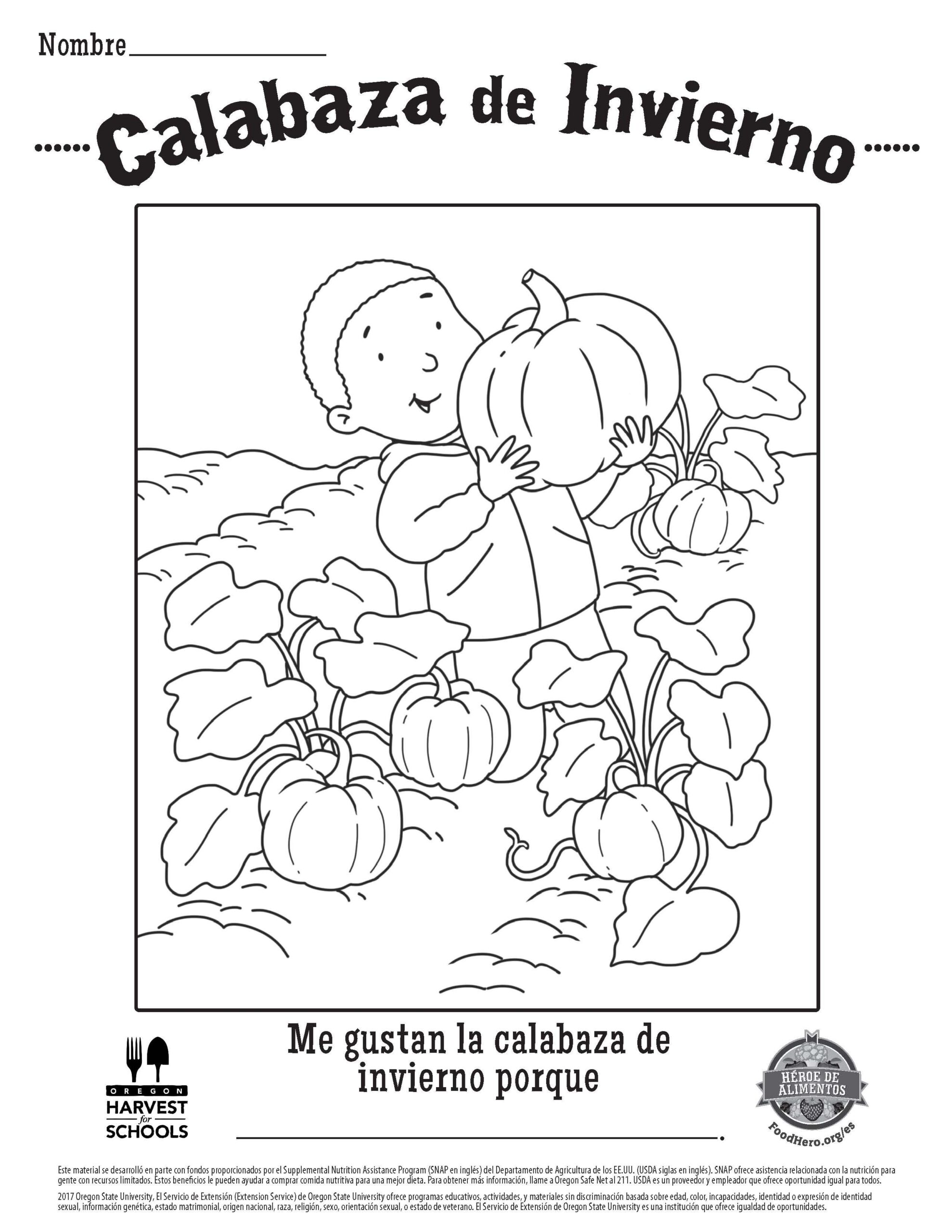 Printable Spanish Coloring Pages