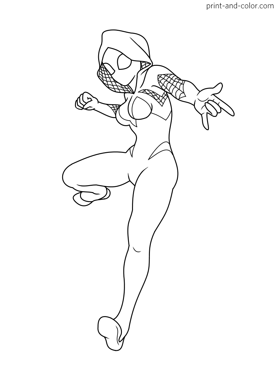Spider Man Coloring Pages Print And Color