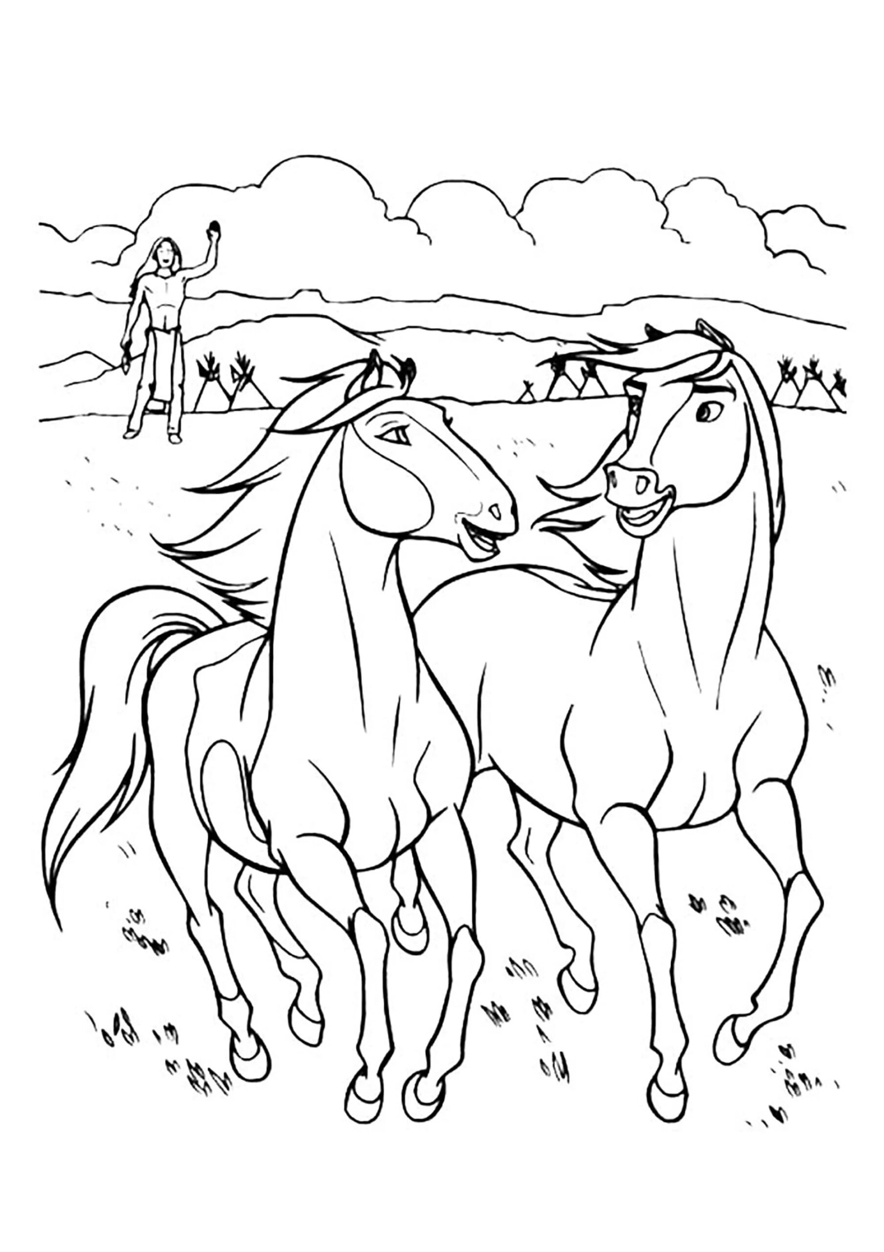 Spirit Riding Free Coloring Pages 40 New Images Free Printable