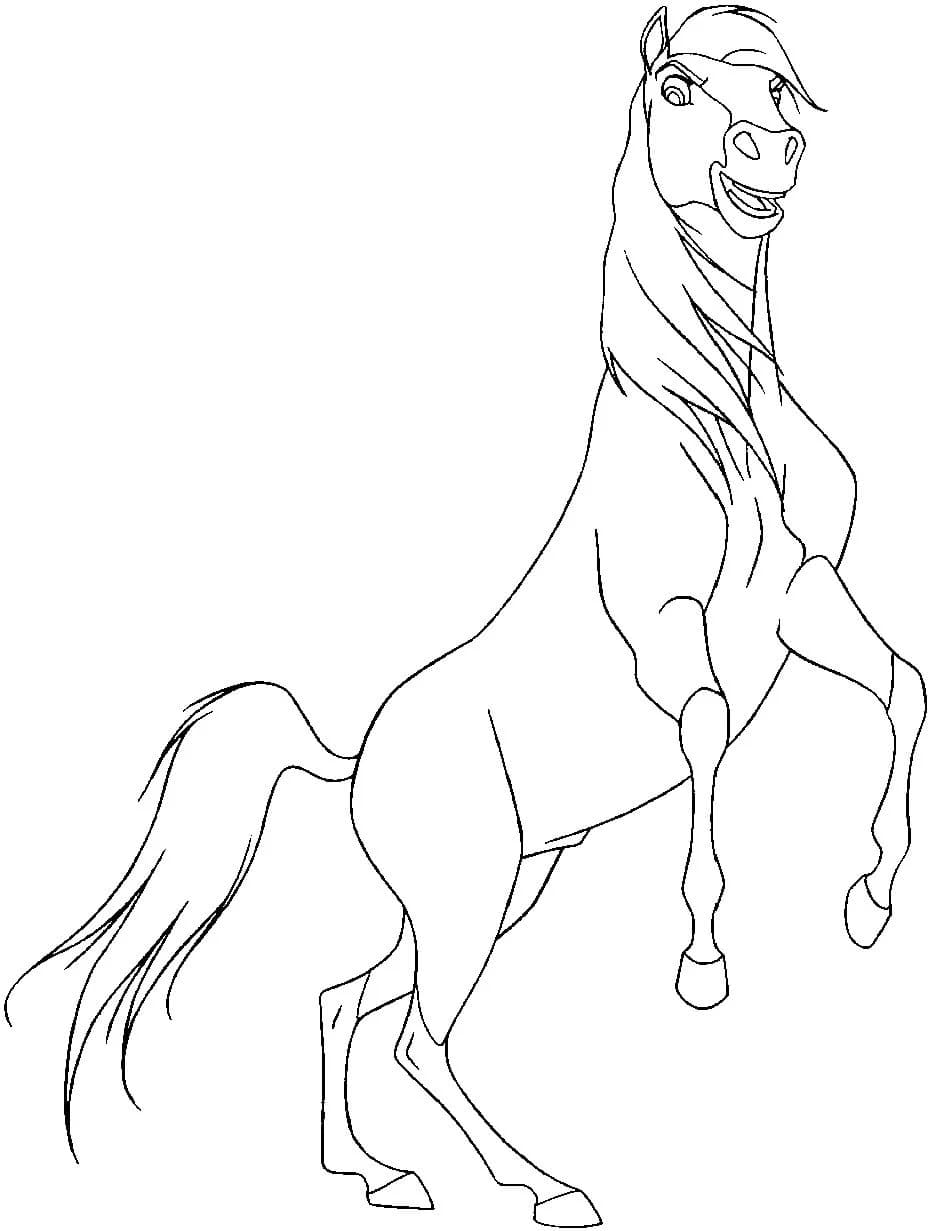 Spirit Horse Coloring Pages Printable